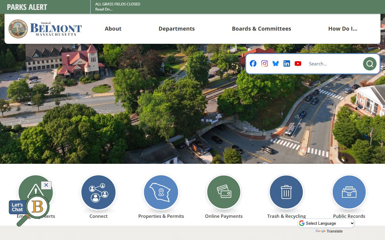 Belmont Massachusetts people search town website