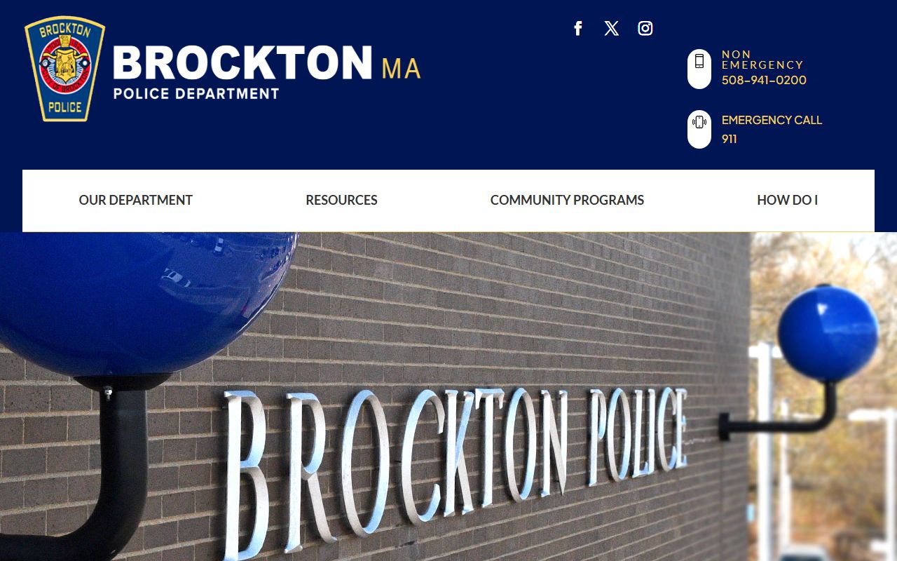 Brockton people search police department