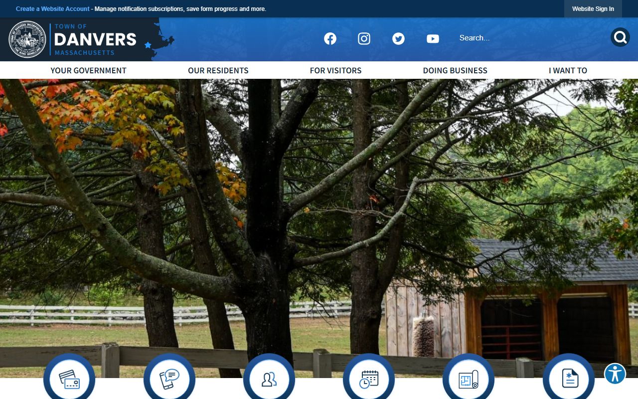 Danvers people search town homepage