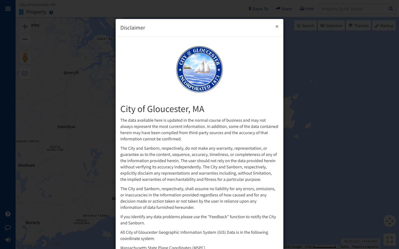 Gloucester people search property map