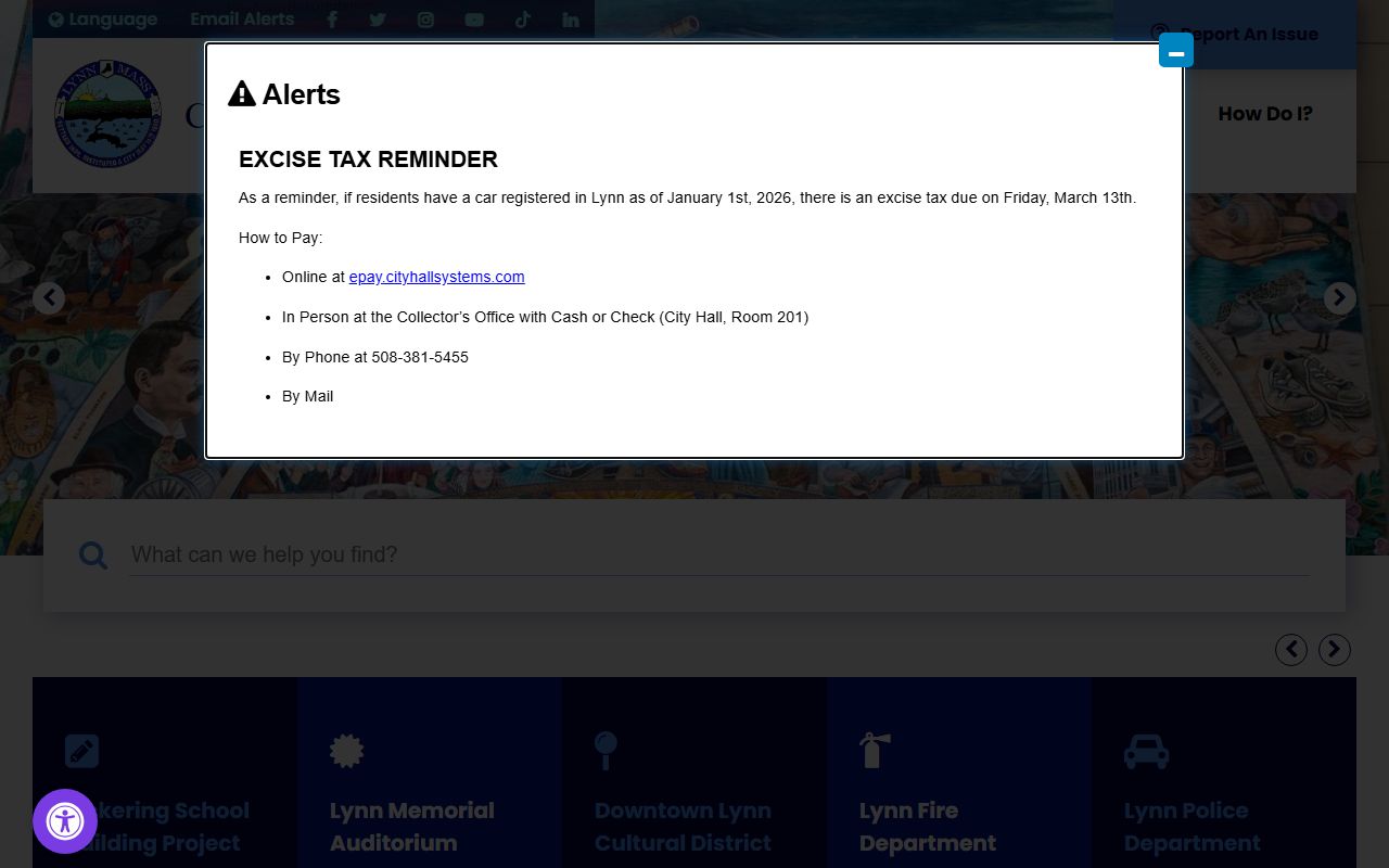Lynn people search city homepage