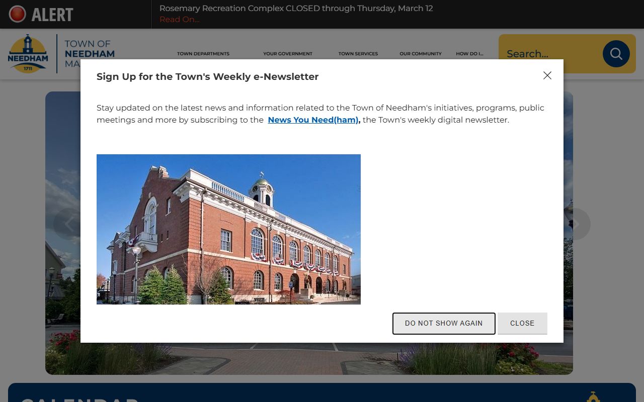 Needham people search town homepage