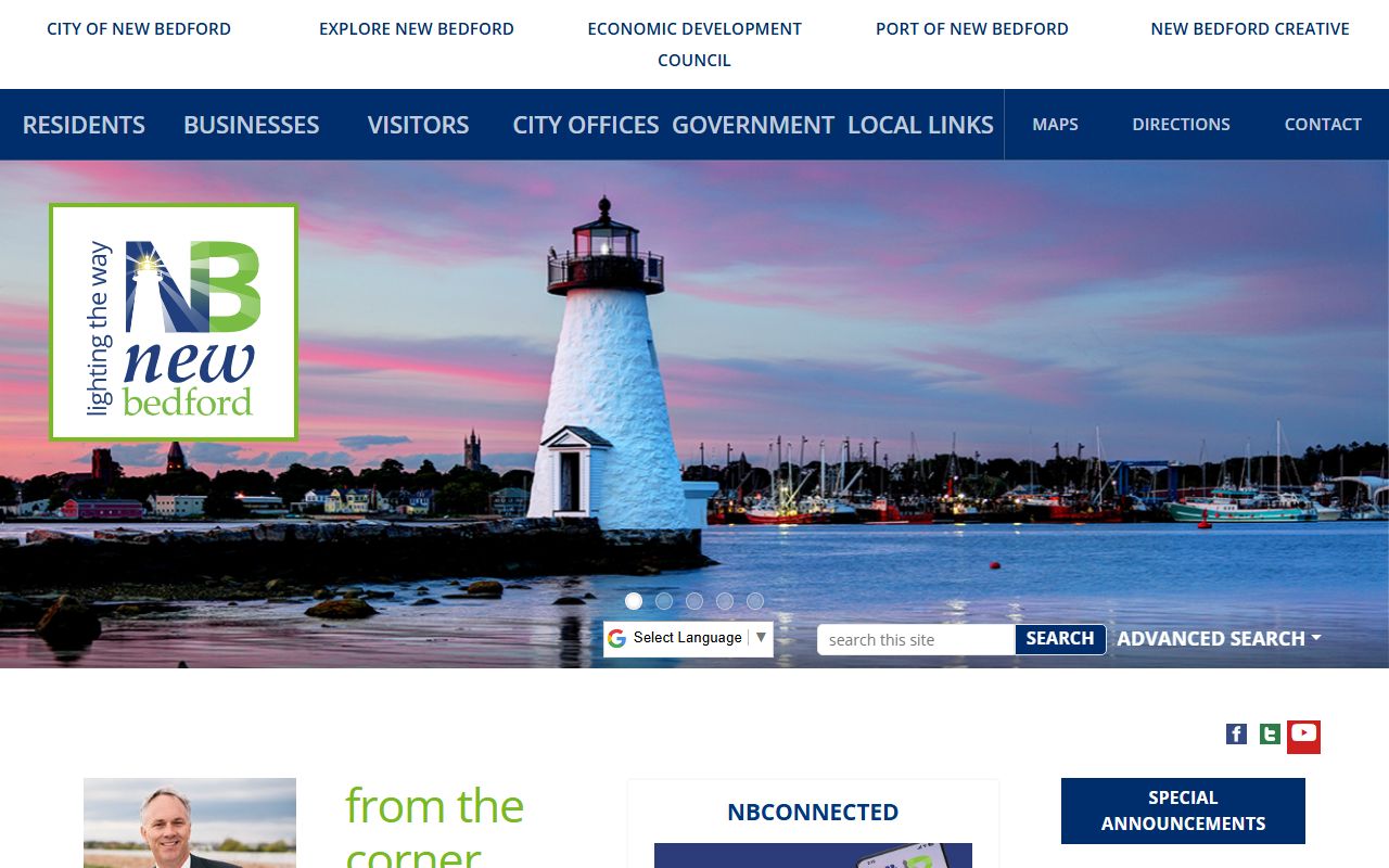 New Bedford people search city homepage public records