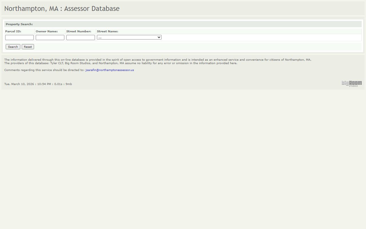 Northampton people search assessor database