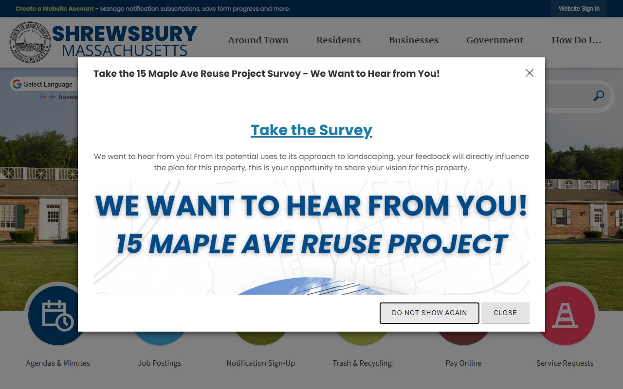 Shrewsbury people search town website homepage