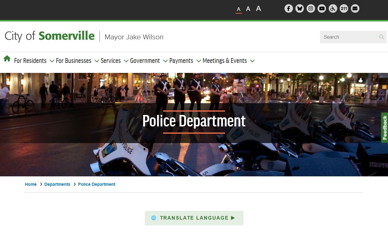 Somerville people search police records