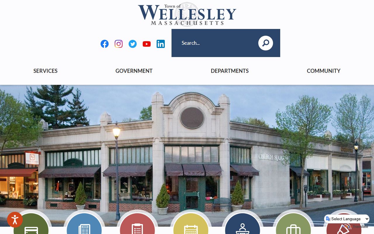 Wellesley people search town website homepage
