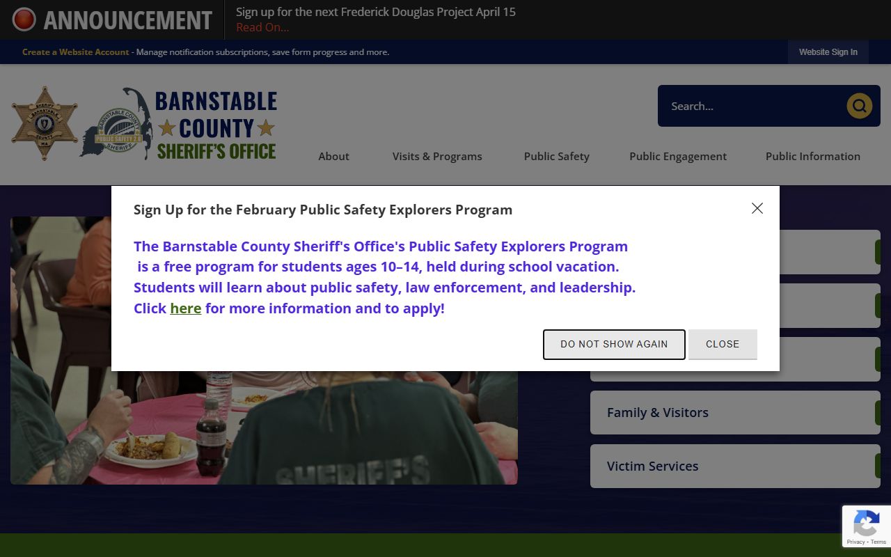 Barnstable County Sheriff Office people search public records