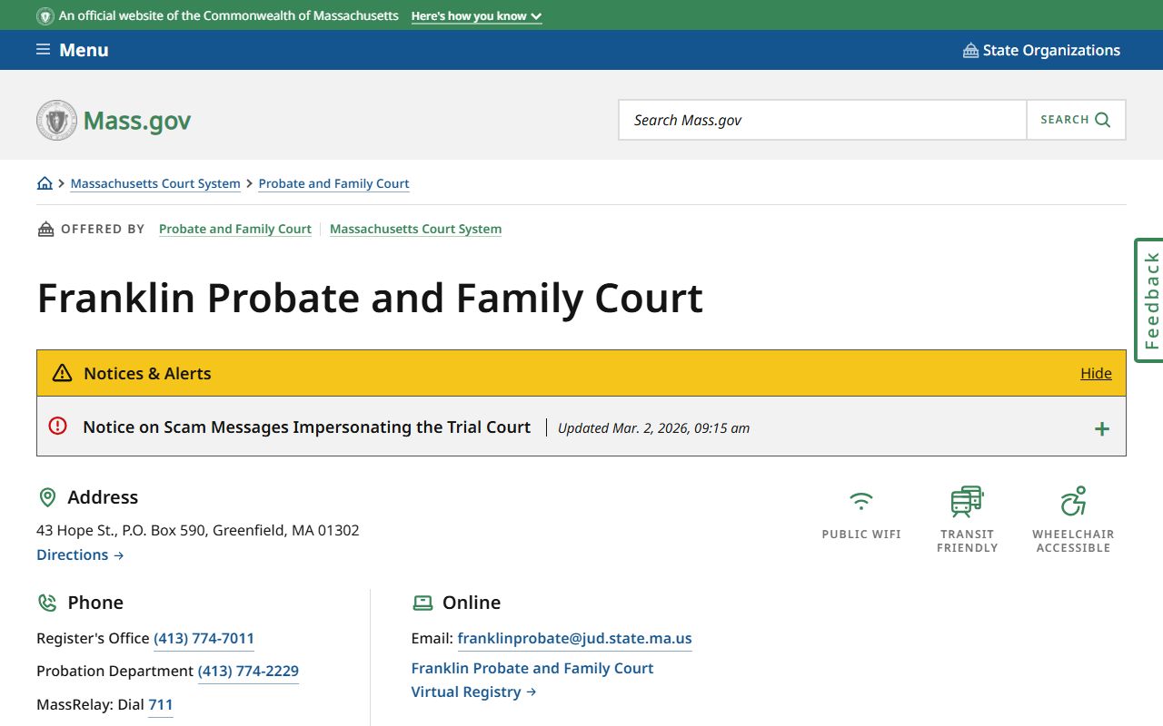 Franklin County Probate and Family Court people search