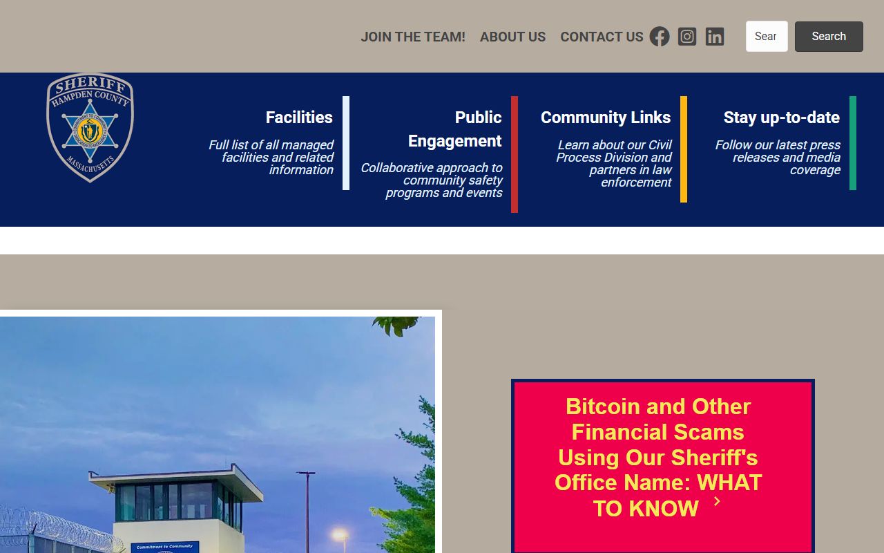 Hampden County Sheriff Office people search public records